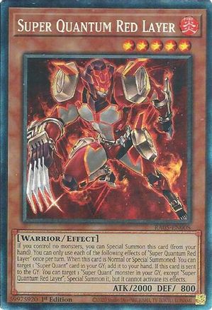 Super Quantum Red Layer (Collector's Rare) [RA05-EN008] - Rarity Collection 5 1st Edition - Collector's Rare - Trinity Hobby