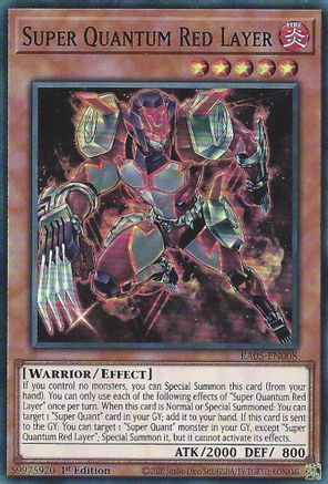 Super Quantum Red Layer [RA05-EN008] - Rarity Collection 5 1st Edition - Super Rare - Trinity Hobby