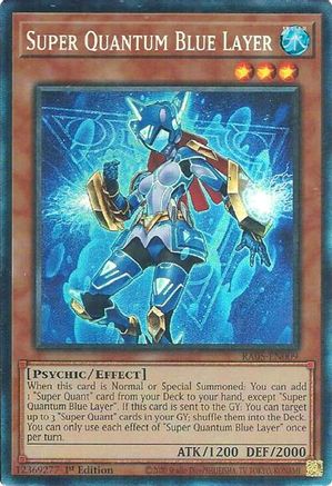 Super Quantum Blue Layer (Collector's Rare) [RA05-EN009] - Rarity Collection 5 1st Edition - Collector's Rare - Trinity Hobby