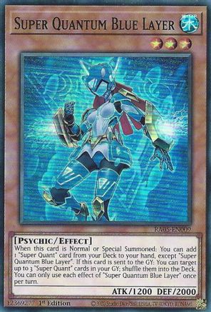 Super Quantum Blue Layer [RA05-EN009] - Rarity Collection 5 1st Edition - Super Rare - Trinity Hobby