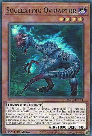 Souleating Oviraptor [RA05-EN011] - Rarity Collection 5 1st Edition - Super Rare - Trinity Hobby