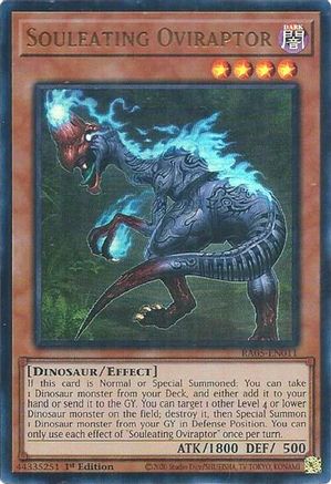 Souleating Oviraptor (Ultra Rare) [RA05-EN011] - Rarity Collection 5 1st Edition - Ultra Rare - Trinity Hobby