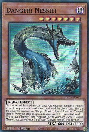 Danger! Nessie! [RA05-EN012] - Rarity Collection 5 1st Edition - Super Rare - Trinity Hobby