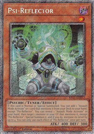 Psi-Reflector (Platinum Secret Rare) [RA05-EN013] - Rarity Collection 5 1st Edition - Platinum Secret Rare - Trinity Hobby
