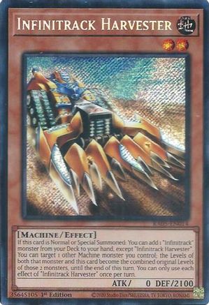 Infinitrack Harvester (Secret Rare) [RA05-EN014] - Rarity Collection 5 1st Edition - Secret Rare - Trinity Hobby
