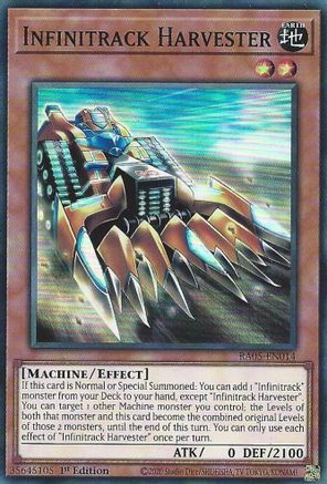 Infinitrack Harvester [RA05-EN014] - Rarity Collection 5 1st Edition - Super Rare - Trinity Hobby