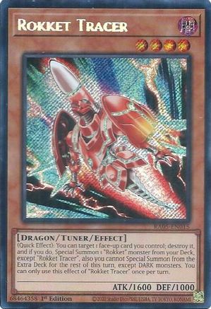 Rokket Tracer (Secret Rare) [RA05-EN015] - Rarity Collection 5 1st Edition - Secret Rare - Trinity Hobby