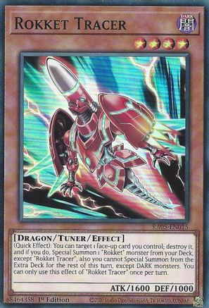 Rokket Tracer [RA05-EN015] - Rarity Collection 5 1st Edition - Super Rare - Trinity Hobby
