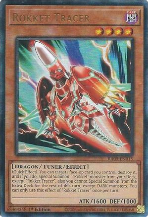 Rokket Tracer (Ultimate Rare) [RA05-EN015] - Rarity Collection 5 1st Edition - Ultimate Rare - Trinity Hobby
