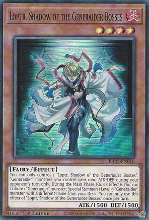 Loptr, Shadow of the Generaider Bosses [RA05-EN016] - Rarity Collection 5 1st Edition - Super Rare - Trinity Hobby