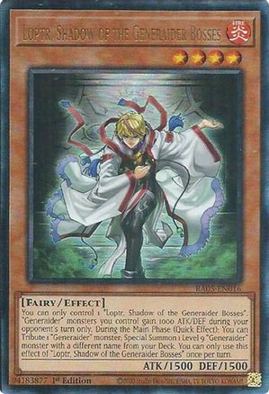 Loptr, Shadow of the Generaider Bosses (Ultimate Rare) [RA05-EN016] - Rarity Collection 5 1st Edition - Ultimate Rare - Trinity Hobby
