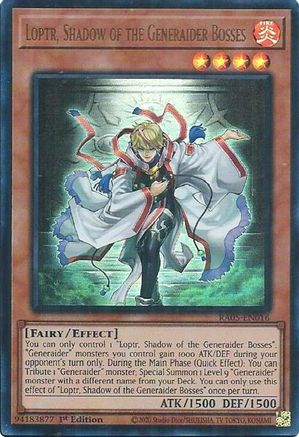 Loptr, Shadow of the Generaider Bosses (Ultra Rare) [RA05-EN016] - Rarity Collection 5 1st Edition - Ultra Rare - Trinity Hobby