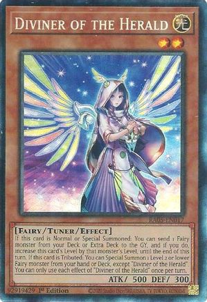 Diviner of the Herald (Collector's Rare) [RA05-EN017] - Rarity Collection 5 1st Edition - Collector's Rare - Trinity Hobby