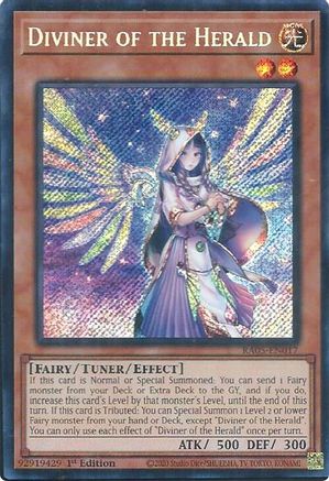 Diviner of the Herald (Secret Rare) [RA05-EN017] - Rarity Collection 5 1st Edition - Secret Rare - Trinity Hobby