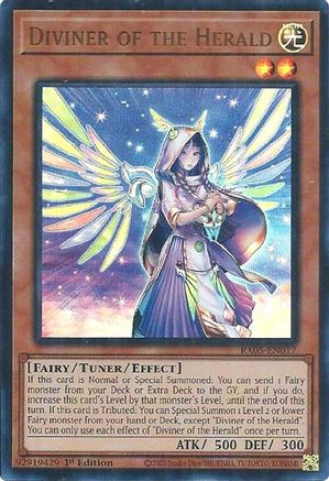 Diviner of the Herald (Ultra Rare) [RA05-EN017] - Rarity Collection 5 1st Edition - Ultra Rare - Trinity Hobby