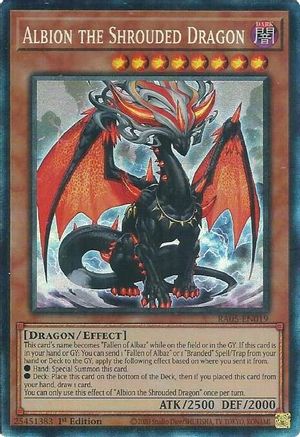 Albion the Shrouded Dragon (Collector's Rare) [RA05-EN019] - Rarity Collection 5 1st Edition - Collector's Rare - Trinity Hobby