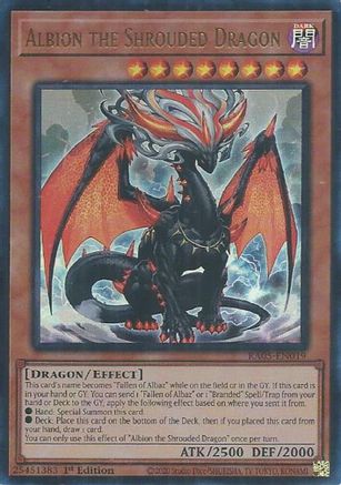 Albion the Shrouded Dragon (Ultra Rare) [RA05-EN019] - Rarity Collection 5 1st Edition - Ultra Rare - Trinity Hobby