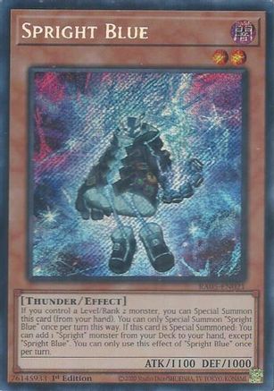 Spright Blue (Secret Rare) [RA05-EN021] - Rarity Collection 5 1st Edition - Secret Rare - Trinity Hobby