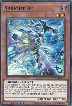 Spright Jet [RA05-EN022] - Rarity Collection 5 1st Edition - Super Rare - Trinity Hobby