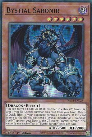 Bystial Saronir [RA05-EN023] - Rarity Collection 5 1st Edition - Super Rare - Trinity Hobby