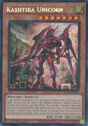 Kashtira Unicorn (Secret Rare) [RA05-EN025] - Rarity Collection 5 1st Edition - Secret Rare - Trinity Hobby