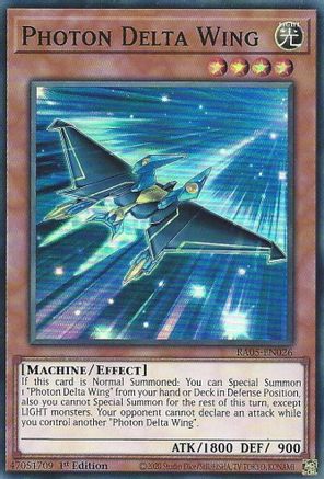 Photon Delta Wing [RA05-EN026] - Rarity Collection 5 1st Edition - Super Rare - Trinity Hobby
