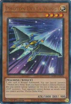 Photon Delta Wing (Ultimate Rare) [RA05-EN026] - Rarity Collection 5 1st Edition - Ultimate Rare - Trinity Hobby