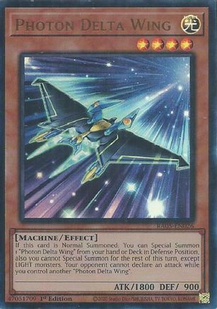 Photon Delta Wing (Ultra Rare) [RA05-EN026] - Rarity Collection 5 1st Edition - Ultra Rare - Trinity Hobby