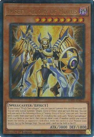 Imsety, Glory of Horus (Ultimate Rare) [RA05-EN027] - Rarity Collection 5 1st Edition - Ultimate Rare - Trinity Hobby