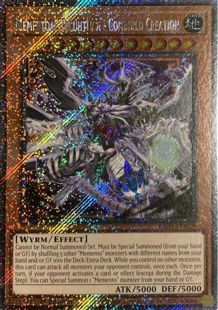 Mementoal Tecuhtlica - Combined Creation (Platinum Secret Rare) [RA05-EN029] - Rarity Collection 5 1st Edition - Platinum Secret Rare - Trinity Hobby