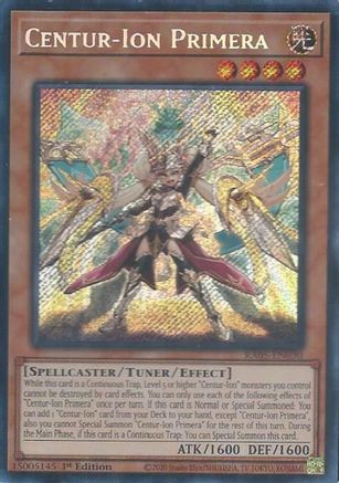Centur-Ion Primera (Secret Rare) [RA05-EN030] - Rarity Collection 5 1st Edition - Secret Rare - Trinity Hobby