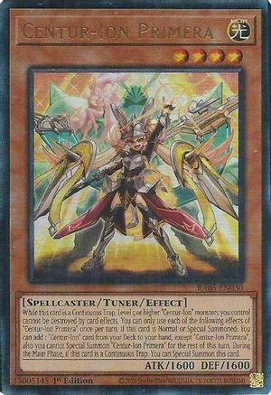 Centur-Ion Primera (Ultimate Rare) [RA05-EN030] - Rarity Collection 5 1st Edition - Ultimate Rare - Trinity Hobby