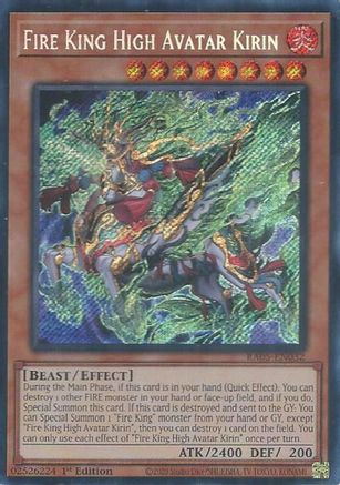 Fire King High Avatar Kirin (Secret Rare) [RA05-EN032] - Rarity Collection 5 1st Edition - Secret Rare - Trinity Hobby