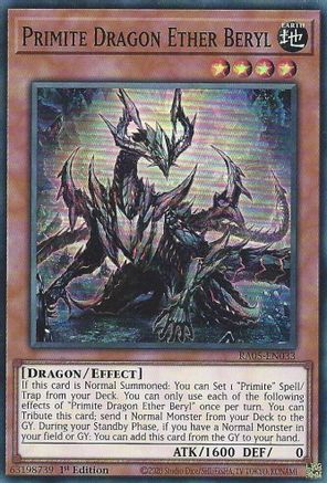 Primite Dragon Ether Beryl [RA05-EN033] - Rarity Collection 5 1st Edition - Super Rare - Trinity Hobby