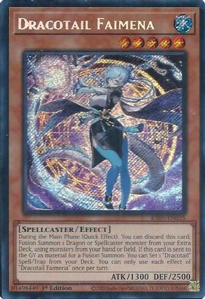 Dracotail Faimena (Secret Rare) [RA05-EN035] - Rarity Collection 5 1st Edition - Secret Rare - Trinity Hobby