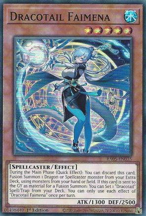 Dracotail Faimena [RA05-EN035] - Rarity Collection 5 1st Edition - Super Rare - Trinity Hobby