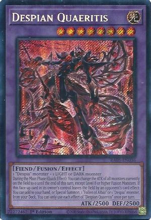 Despian Quaeritis (Secret Rare) [RA05-EN036] - Rarity Collection 5 1st Edition - Secret Rare - Trinity Hobby