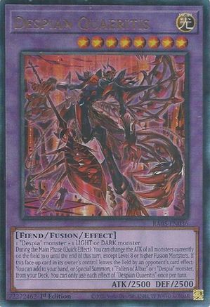 Despian Quaeritis (Ultimate Rare) [RA05-EN036] - Rarity Collection 5 1st Edition - Ultimate Rare - Trinity Hobby
