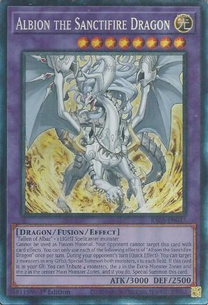 Albion the Sanctifire Dragon (Collector's Rare) [RA05-EN037] - Rarity Collection 5 1st Edition - Collector's Rare - Trinity Hobby