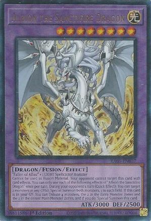 Albion the Sanctifire Dragon (Ultimate Rare) [RA05-EN037] - Rarity Collection 5 1st Edition - Ultimate Rare - Trinity Hobby