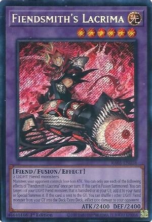 Fiendsmith's Lacrima (Secret Rare) [RA05-EN038] - Rarity Collection 5 1st Edition - Secret Rare - Trinity Hobby