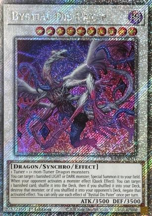 Bystial Dis Pater (Platinum Secret Rare) [RA05-EN041] - Rarity Collection 5 1st Edition - Platinum Secret Rare - Trinity Hobby
