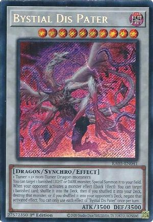 Bystial Dis Pater (Secret Rare) [RA05-EN041] - Rarity Collection 5 1st Edition - Secret Rare - Trinity Hobby