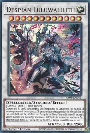 Despian Luluwalilith [RA05-EN042] - Rarity Collection 5 1st Edition - Super Rare - Trinity Hobby