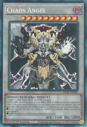 Chaos Angel (Collector's Rare) [RA05-EN043] - Rarity Collection 5 1st Edition - Collector's Rare - Trinity Hobby