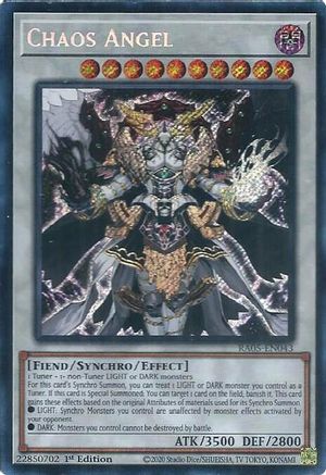 Chaos Angel (Secret Rare) [RA05-EN043] - Rarity Collection 5 1st Edition - Secret Rare - Trinity Hobby