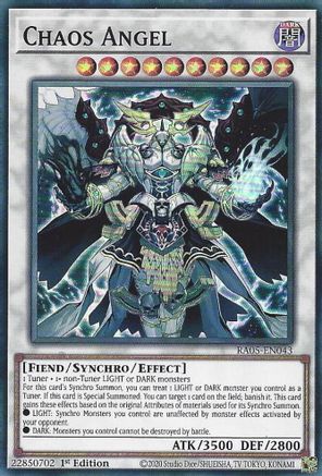 Chaos Angel [RA05-EN043] - Rarity Collection 5 1st Edition - Super Rare - Trinity Hobby