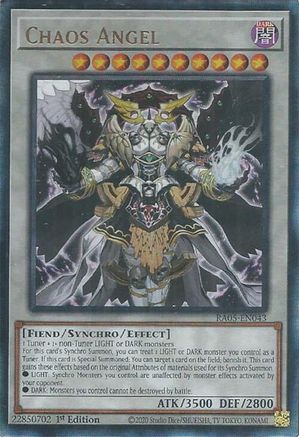 Chaos Angel (Ultimate Rare) [RA05-EN043] - Rarity Collection 5 1st Edition - Ultimate Rare - Trinity Hobby