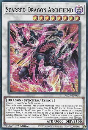 Scarred Dragon Archfiend [RA05-EN044] - Rarity Collection 5 1st Edition - Super Rare - Trinity Hobby