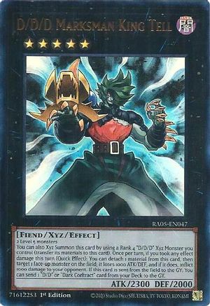 D/D/D Marksman King Tell (Ultra Rare) [RA05-EN047] - Rarity Collection 5 1st Edition - Ultra Rare - Trinity Hobby